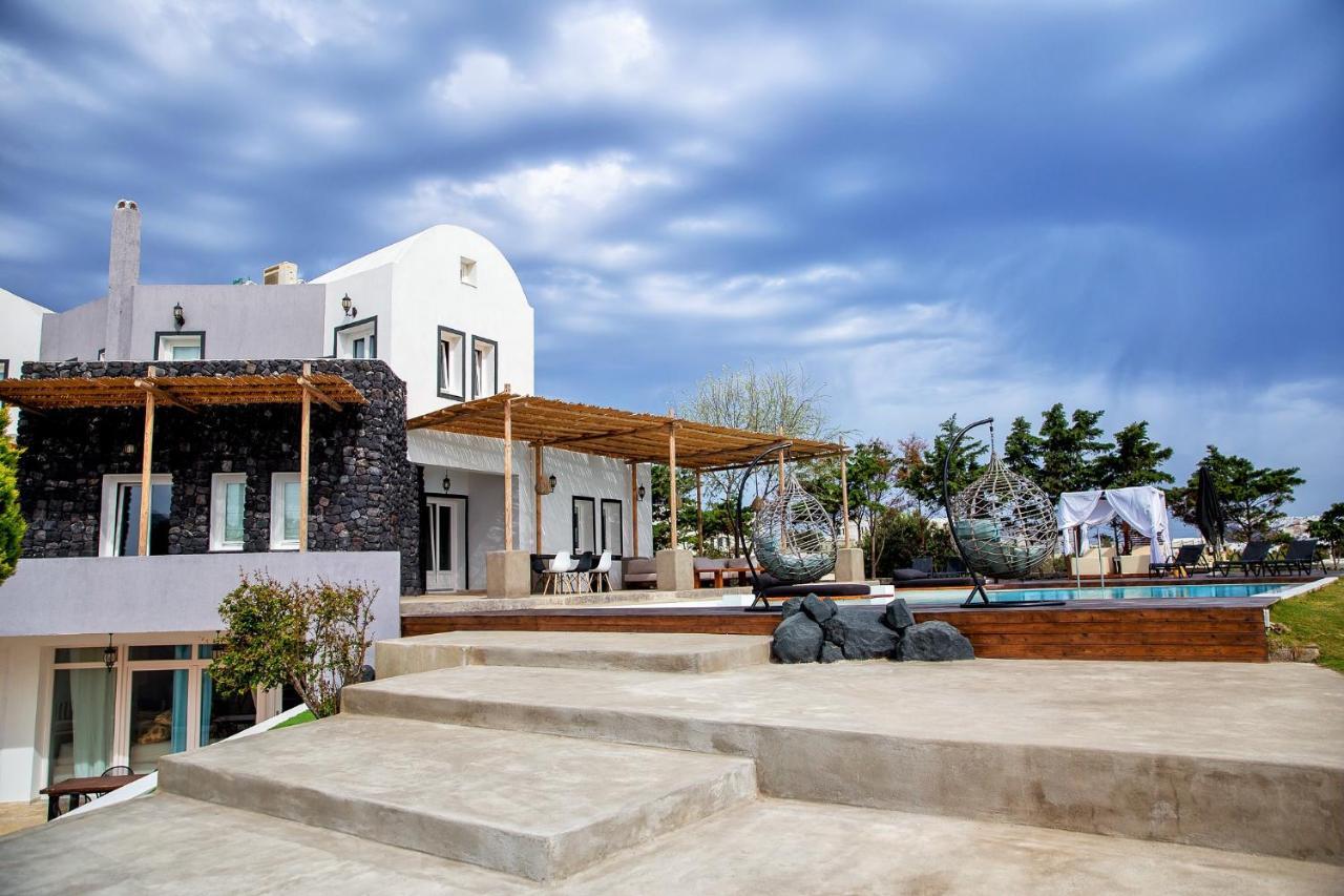 A&V Sea View Villa Fira  Ngoại thất bức ảnh
